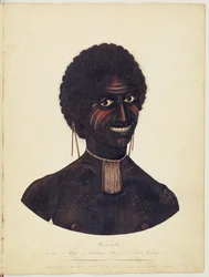 Wambela, Wife of Cobbawn Wogi, Native Chief of Port Stephen, NSW